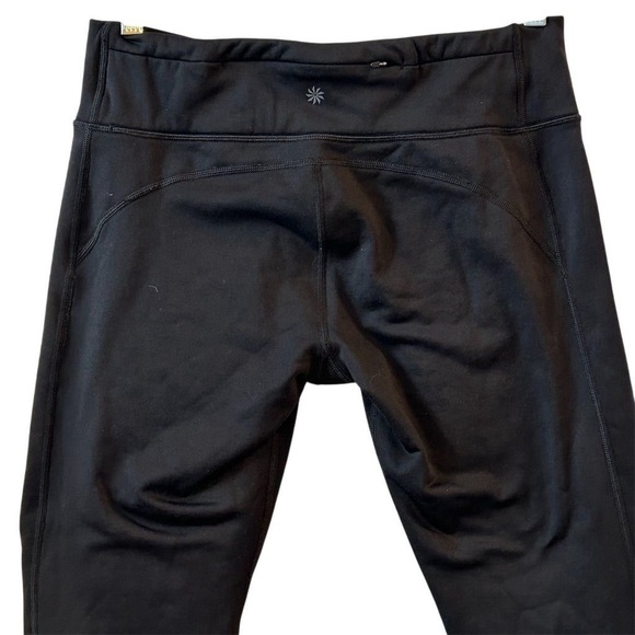 Athleta Women's High Rise Black Leggings Size L Full Length Activewear - Picture 5 of 9